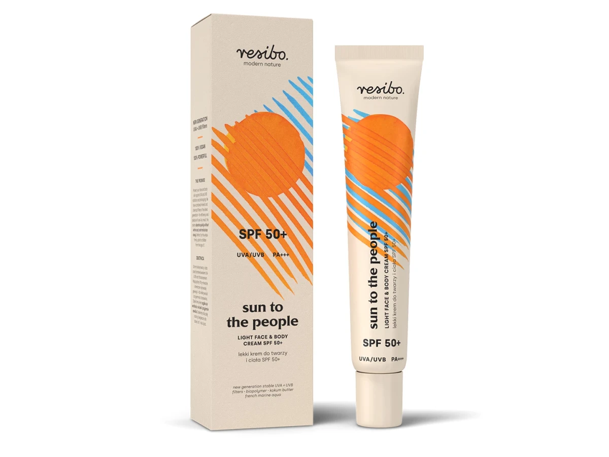 SUN THE PEOPLE Lekki krem do twarzy i ciała SPF 50 50ml | Resibo
