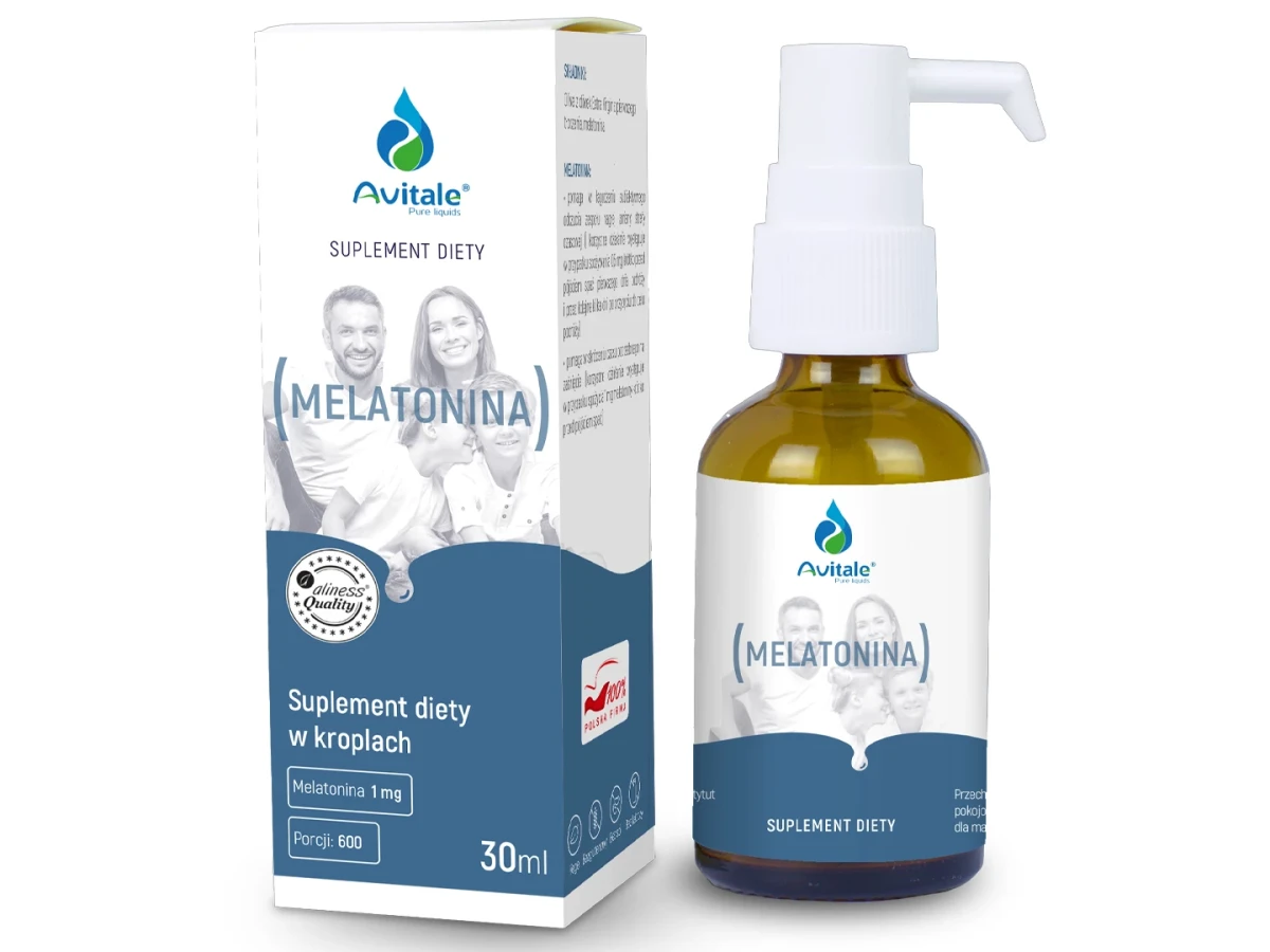 Melatonina 1mg krople 30 ml Avitale