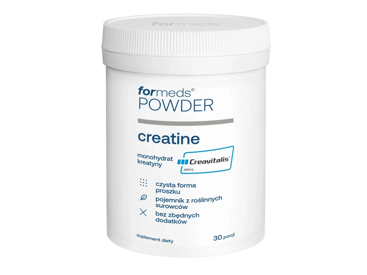 Monohydrat kreatyny Creavitalis® w proszku 121,8 g Formeds