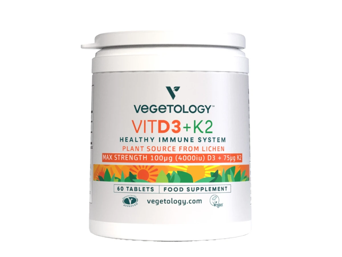 Witamina D3 4000iu + K2 60 tab Vegetology