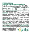 Wegańska Witamina D3 400iu Veganicity VEGAFIT