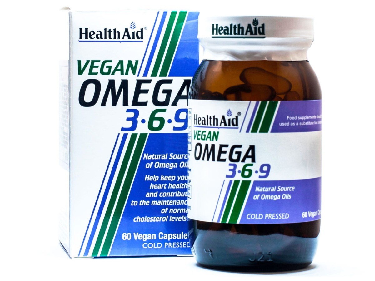 Roślinna wegańska Omega 3-6-9 Kompleks HealthAid