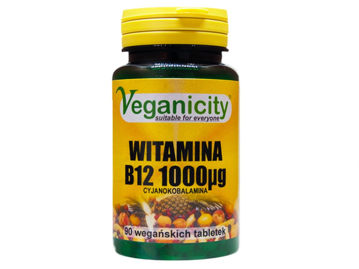 Wegańska Witamina B12 1000 mcg Veganicity