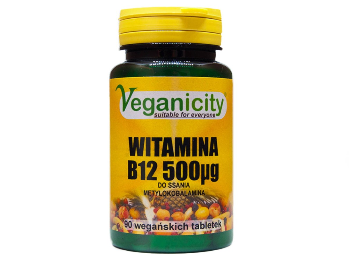 Wegańska Witamina B12 500 mcg Veganicity