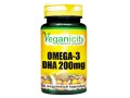 Roślinna wegańska Omega 3 DHA 200mg Veganicity